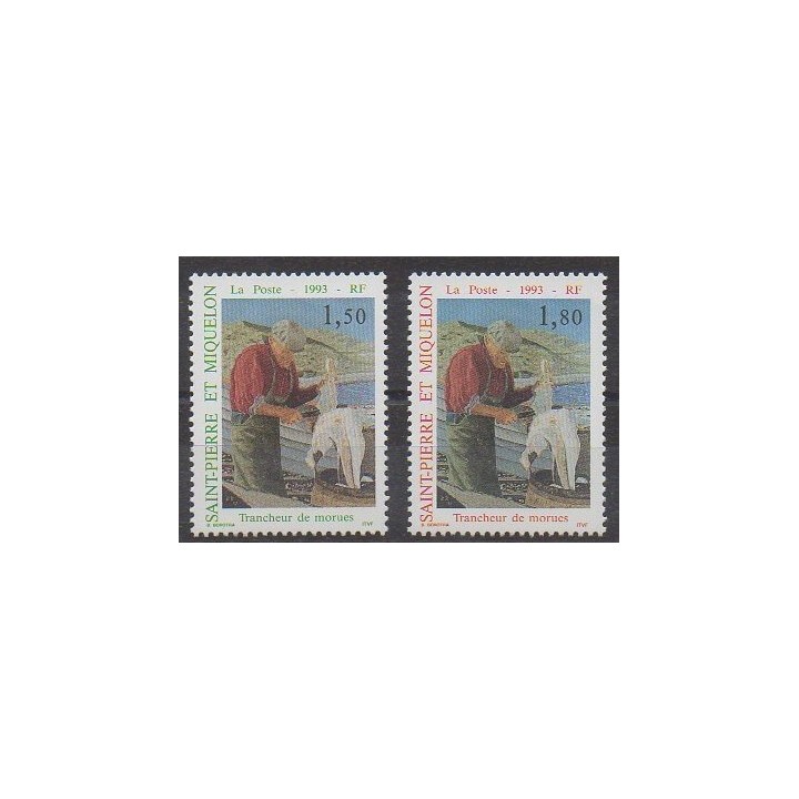 Saint-Pierre and Miquelon - 1993 - Nb 576/577 - Craft