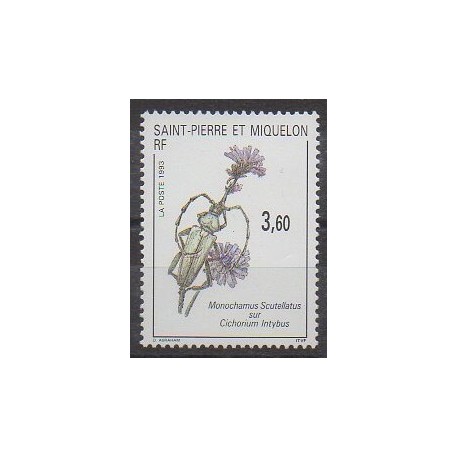 Saint-Pierre and Miquelon - 1993 - Nb 575 - Flowers
