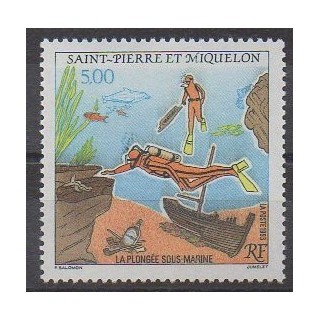 Saint-Pierre et Miquelon - 1993 - No 574 - Sports divers