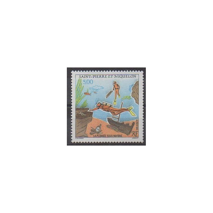 Saint-Pierre and Miquelon - 1993 - Nb 574 - Various sports