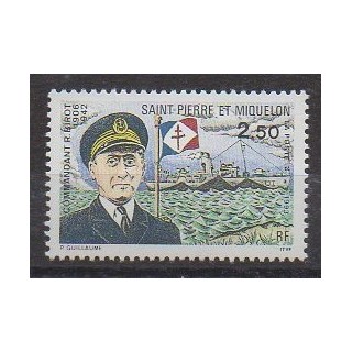 Saint-Pierre and Miquelon - 1993 - Nb 573 - Military history - Boats