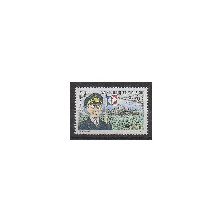 Saint-Pierre and Miquelon - 1993 - Nb 573 - Military history - Boats