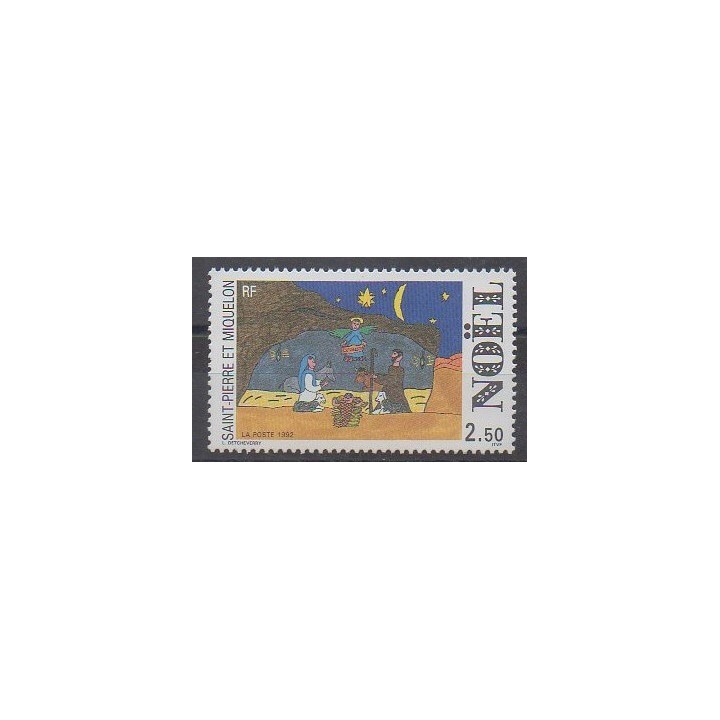 Saint-Pierre et Miquelon - 1992 - No 571 - Noël