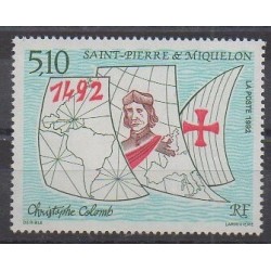 Saint-Pierre and Miquelon - 1992 - Nb 569 - Christophe Colomb