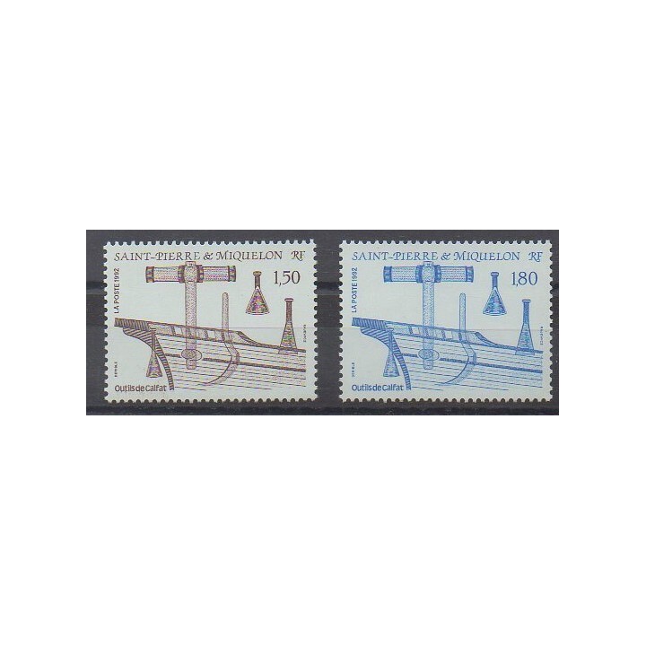 Saint-Pierre et Miquelon - 1992 - No 561/562 - Navigation
