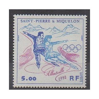 Saint-Pierre et Miquelon - 1992 - No 559 - Jeux olympiques d'hiver