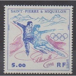 Saint-Pierre et Miquelon - 1992 - No 559 - Jeux olympiques d'hiver