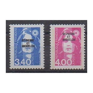 Saint-Pierre et Miquelon - 1992 - No 555/556