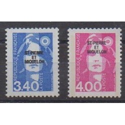 Saint-Pierre et Miquelon - 1992 - No 555/556