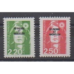 Saint-Pierre and Miquelon - 1991 - Nb 552/553