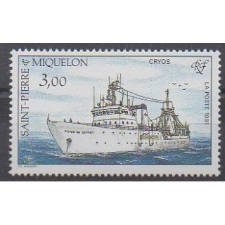 Saint-Pierre et Miquelon - 1991 - No 550 - Navigation