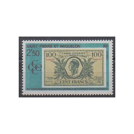 Saint-Pierre et Miquelon - 1991 - No 551 - Monnaies, billets ou médailles