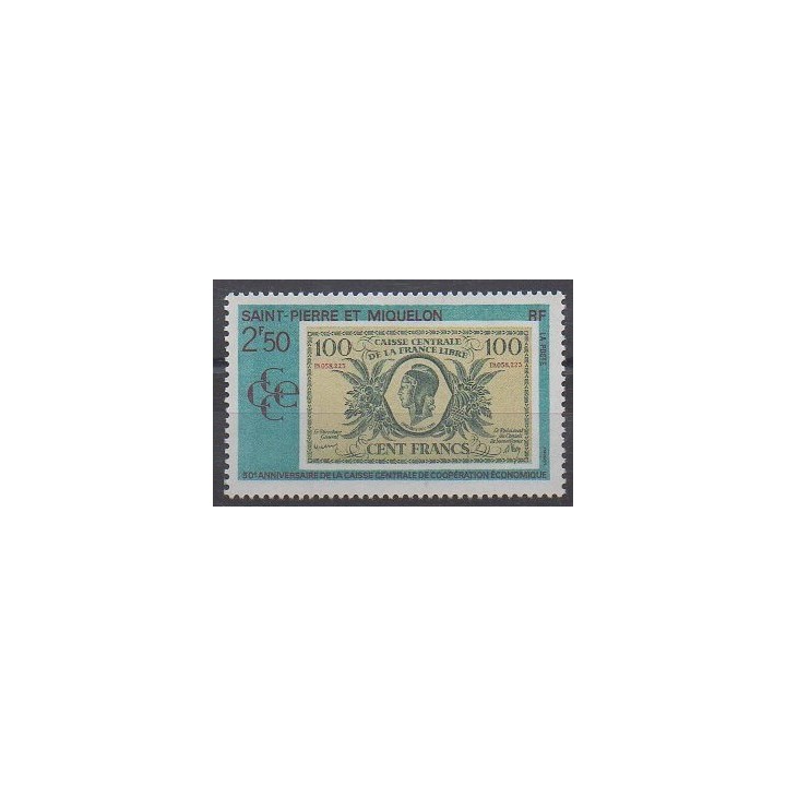 Saint-Pierre et Miquelon - 1991 - No 551 - Monnaies, billets ou médailles