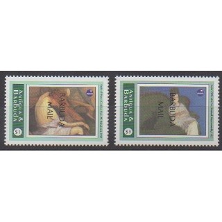 Barbuda - 1994 - No 1399/1400 - Peinture - Philatélie