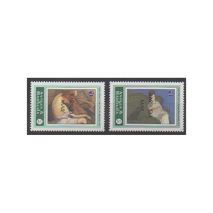 Barbuda - 1994 - Nb 1399/1400 - Paintings - Philately