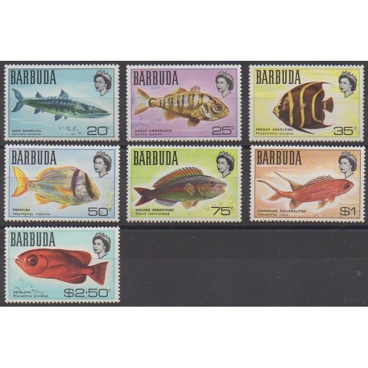 Barbuda - 1968 - 20A/26 - Animaux marins