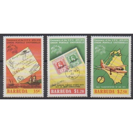 Barbuda - 1974 - No 172/174 - Service postal
