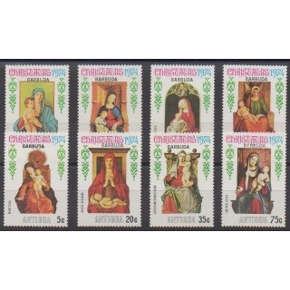 Barbuda - 1974 - Nb 175/182 - Christmas