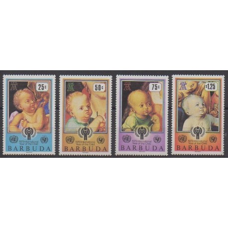 Barbuda - 1979 - No 449/452 - Enfance