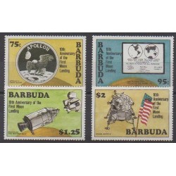 Barbuda - 1980 - No 465/468 - Espace