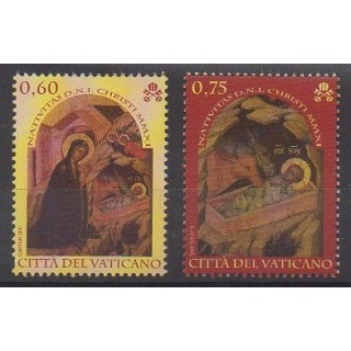 Vatican - 2011 - No 1581/1582 - Noël