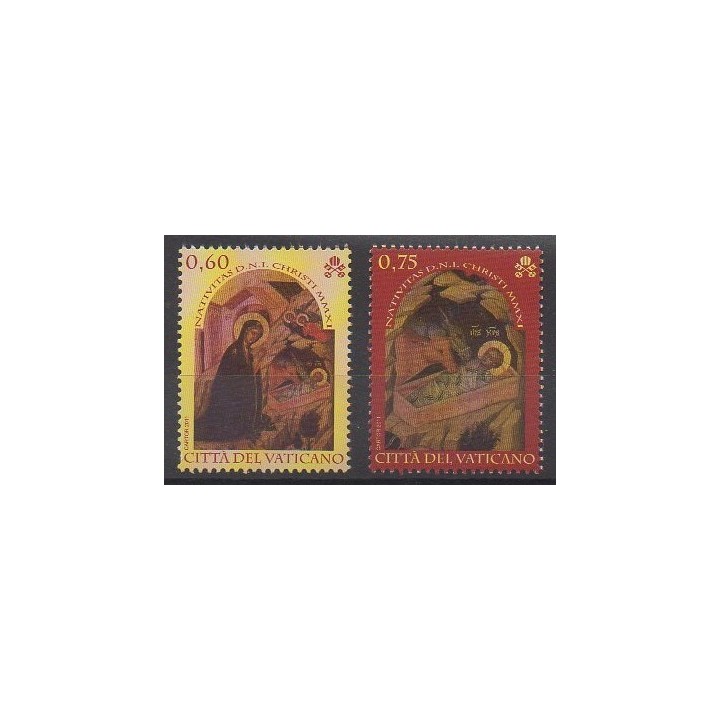 Vatican - 2011 - No 1581/1582 - Noël