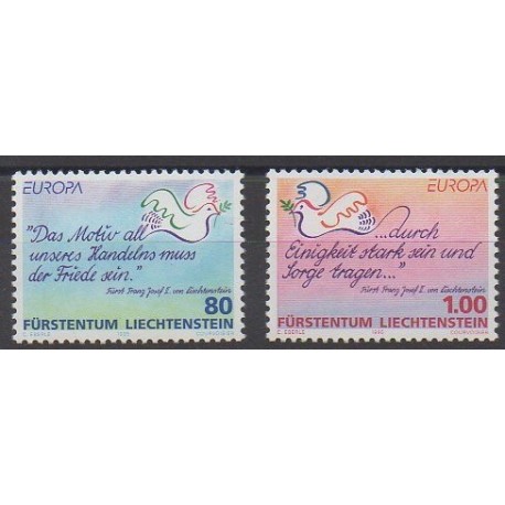 Lienchtentein - 1995 - Nb 1044/1045 - Europa