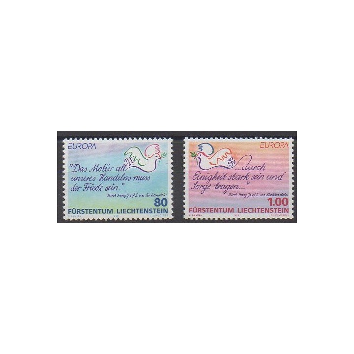 Liechtenstein - 1995 - No 1044/1045 - Europa
