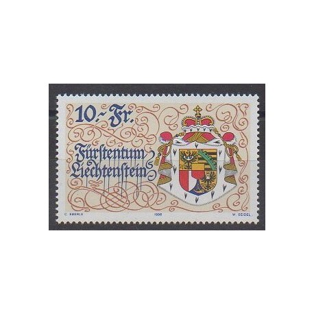 Liechtenstein - 1996 - No 1077 - Armoiries