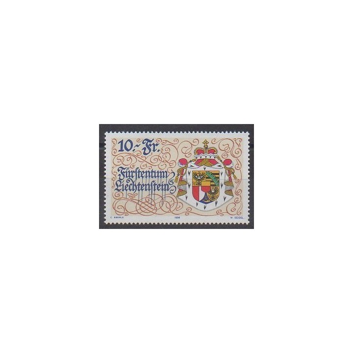 Liechtenstein - 1996 - No 1077 - Armoiries