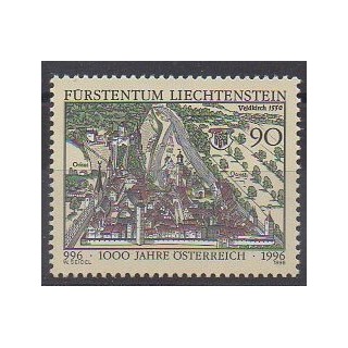 Lienchtentein - 1996 - Nb 1078 - Various Historics Themes