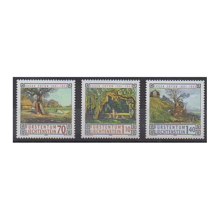 Lienchtentein - 1996 - Nb 1079/1081 - Paintings