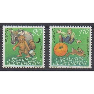 Lienchtentein - 1997 - Nb 1086/1087 - Literature - Europa
