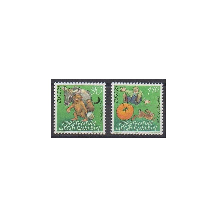 Liechtenstein - 1997 - No 1086/1087 - Littérature - Europa