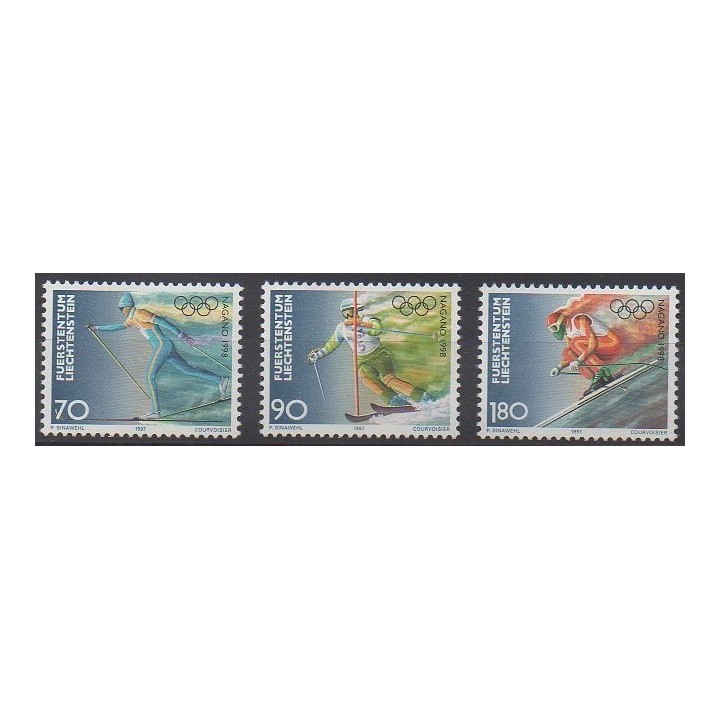 Lienchtentein - 1997 - Nb 1103/1105 - Winter Olympics