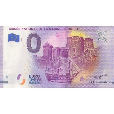 Euro banknote memory - 29 - Musée national de la marine de Brest - 2019-3