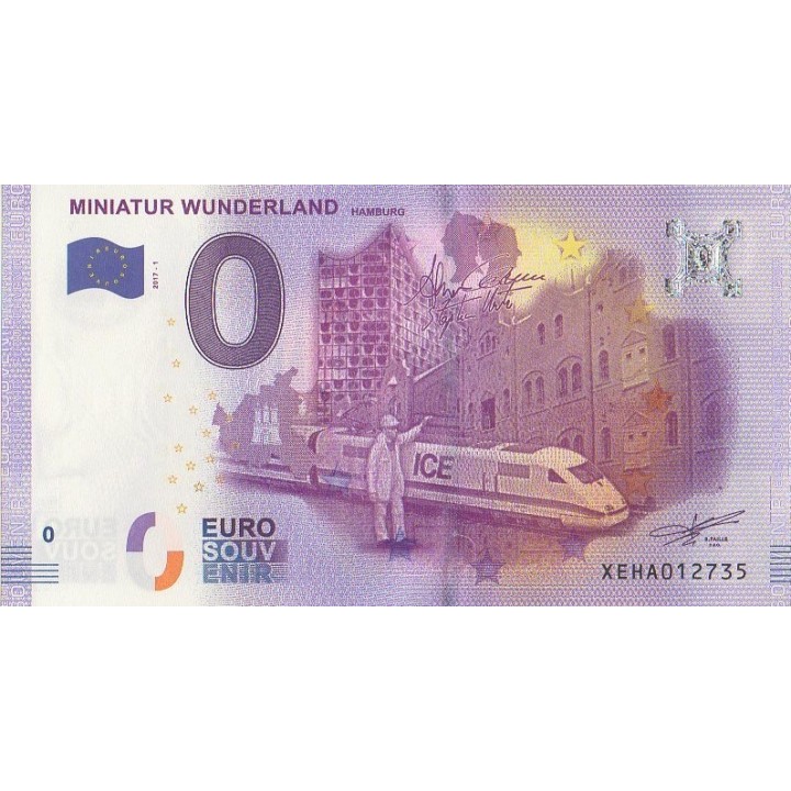 Billet souvenir - Miniatur Wunderland Hamburg - 2017
