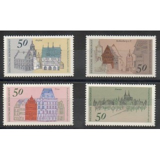 Timbres - Thème sites  - Allemagne occidentale (RFA) - 1975- No 709/712