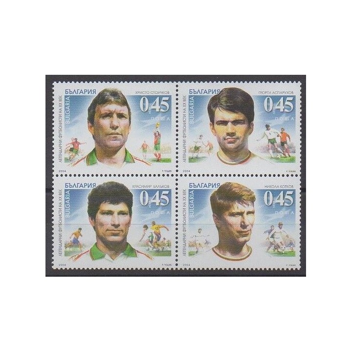 Bulgarie - 2004 - No 4018/4021 - Football