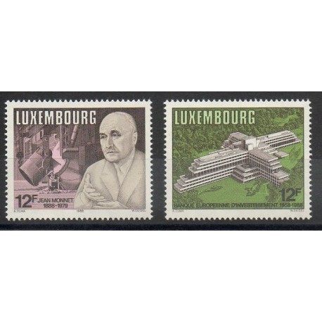 Luxembourg - 1988- No 1157/1158 - Europe