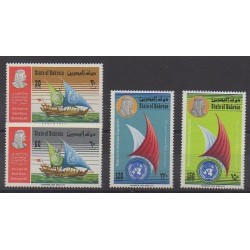 Bahrain - 1972 - Nb 187/190 - Boats - United Nations