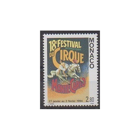 Monaco - 1994 - No 1923 - Cirque