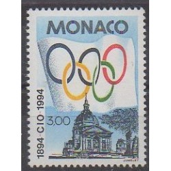 Monaco - 1994 - No 1937 - Jeux Olympiques d'été - Jeux olympiques d'hiver