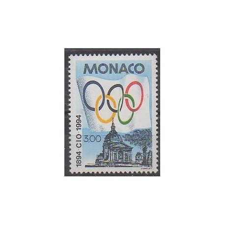 Monaco - 1994 - No 1937 - Jeux Olympiques d'été - Jeux olympiques d'hiver
