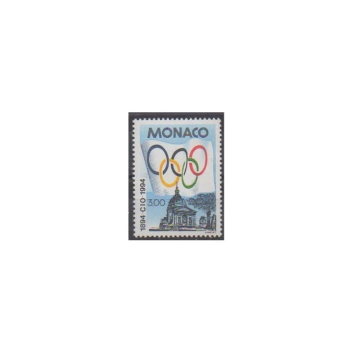 Monaco - 1994 - Nb 1937 - Summer Olympics - Winter Olympics
