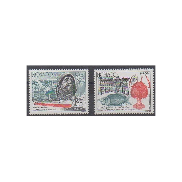 Monaco - 1994 - No 1035/1036 - Sciences et Techniques - Europa