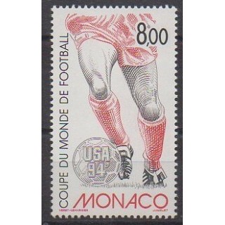 Monaco - 1994 - No 1940 - Coupe du monde de football