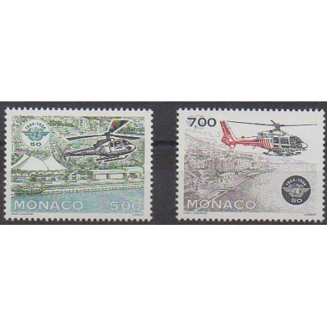 Monaco - 1994 - Nb 1951/1952 - Helicopters