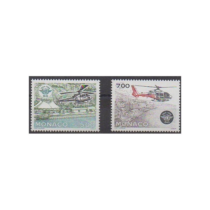Monaco - 1994 - Nb 1951/1952 - Helicopters