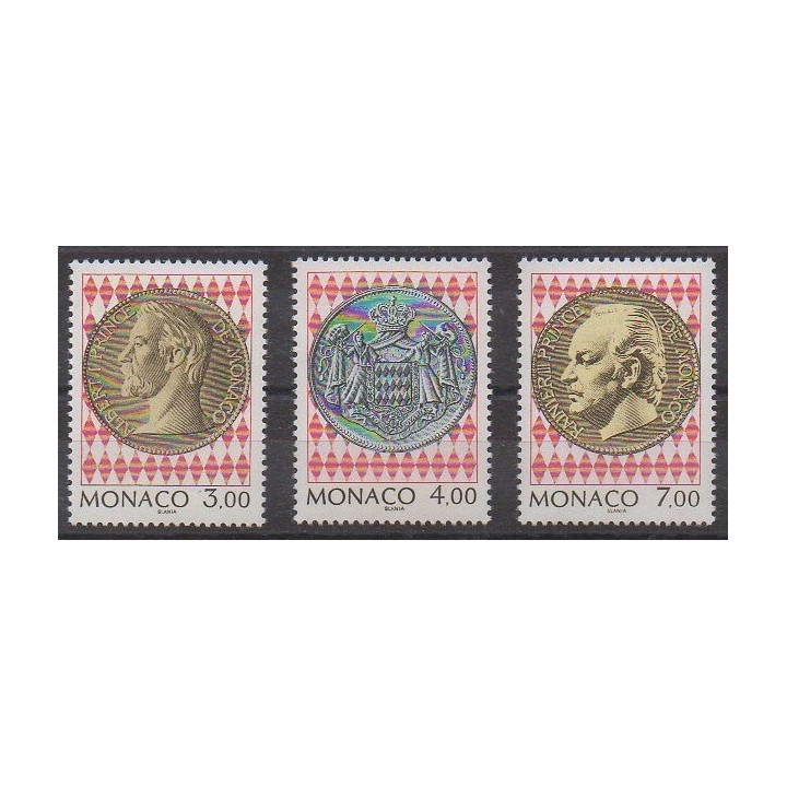Monaco - 1994 - Nb 1945/1947 - Coins, Banknotes Or Medals